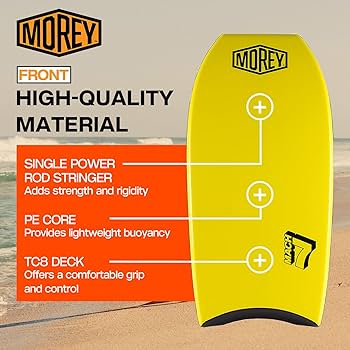 Amazon.com: Morey Mach 7 Body Board with Crescent Tail 41